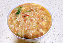 What are the ingredients in Old Beijing Pumpkin Soup? What a
