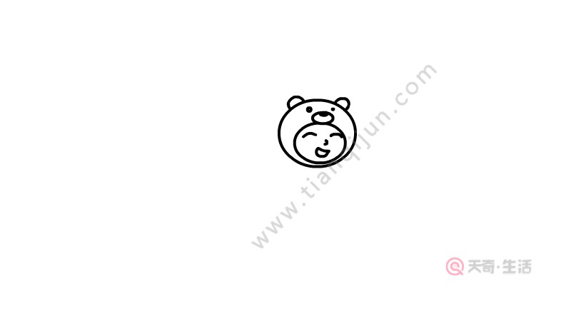 How to draw a simple drawing of a doll costume for Children's Day