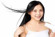 What skin color is suitable for bluish hair color? What skin
